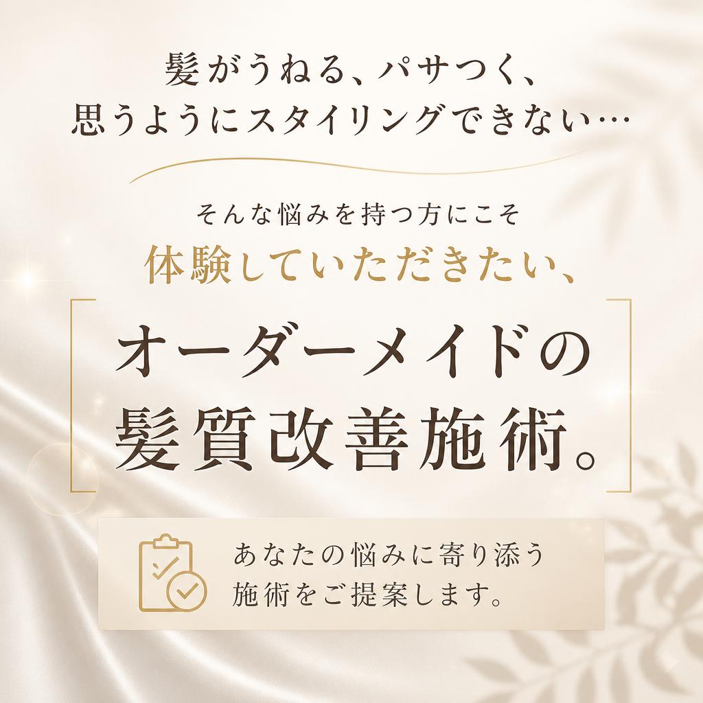 髪の悩みを根本から解決