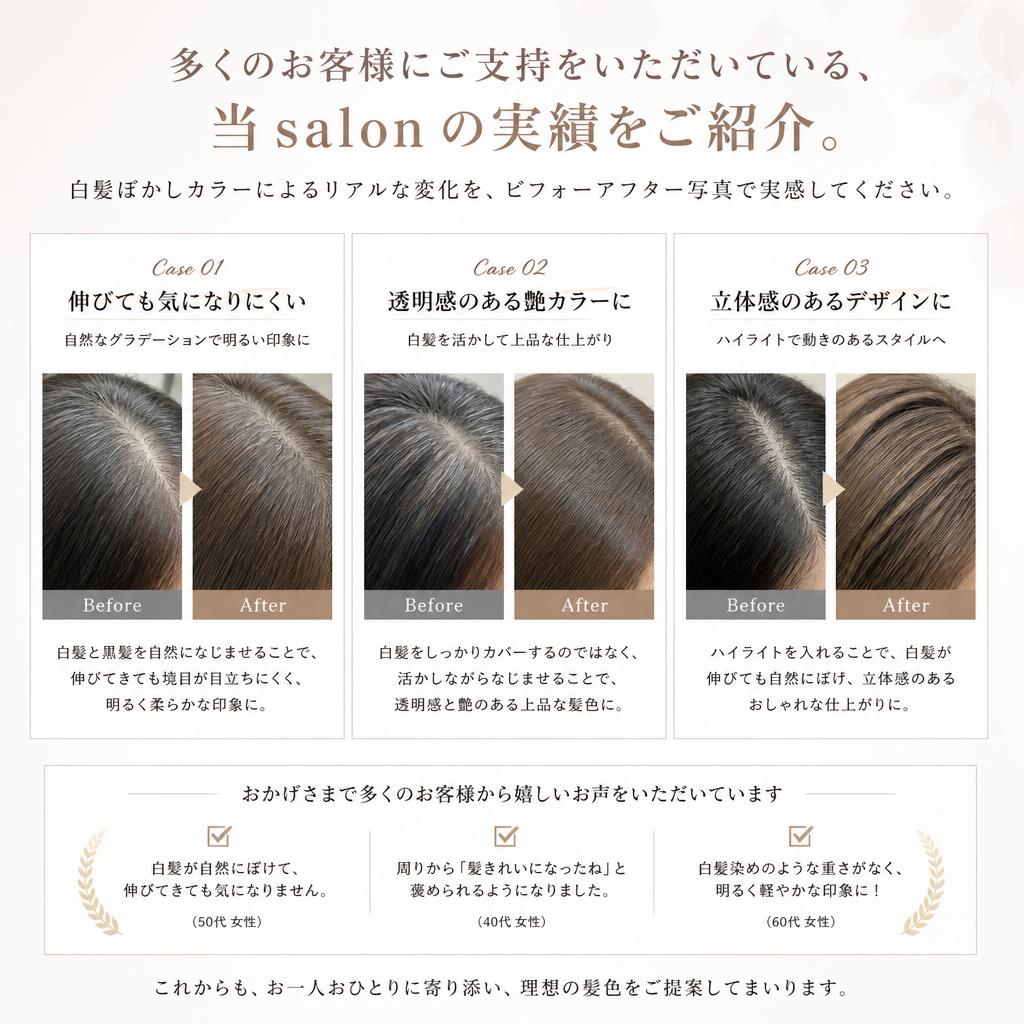 トレンドヘアの実績