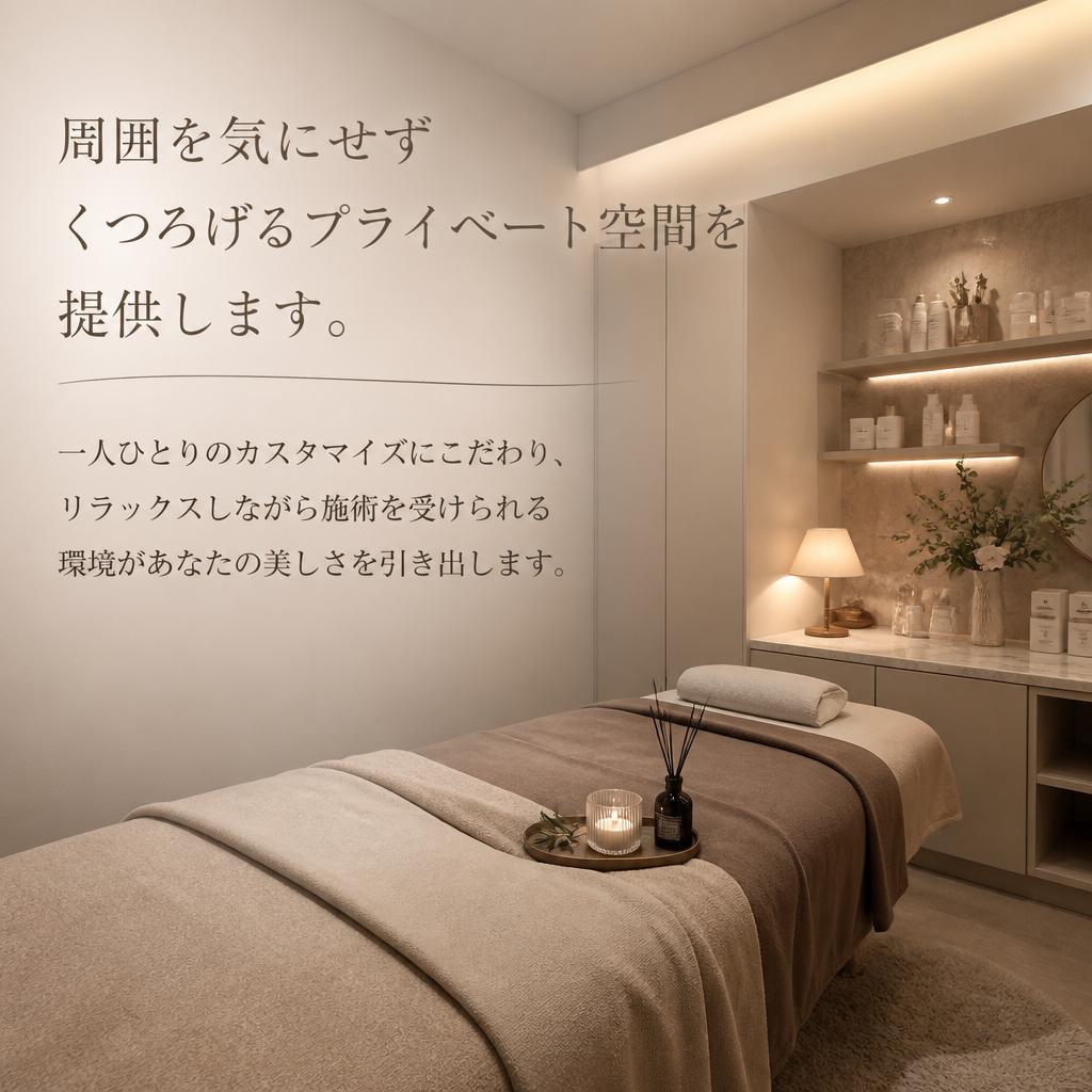 プライベートサロンでのリラックス体験