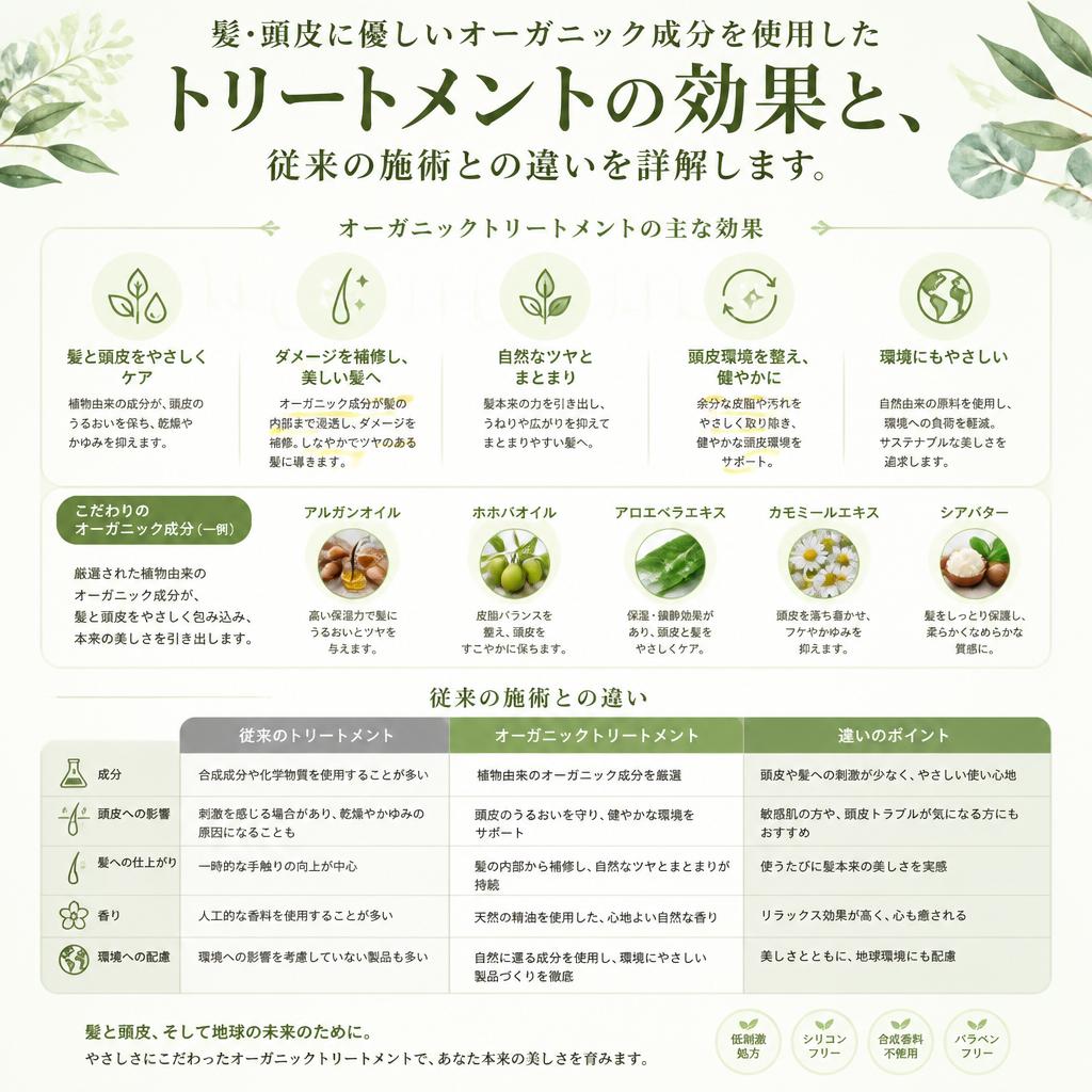 オーガニックトリートメントとは？