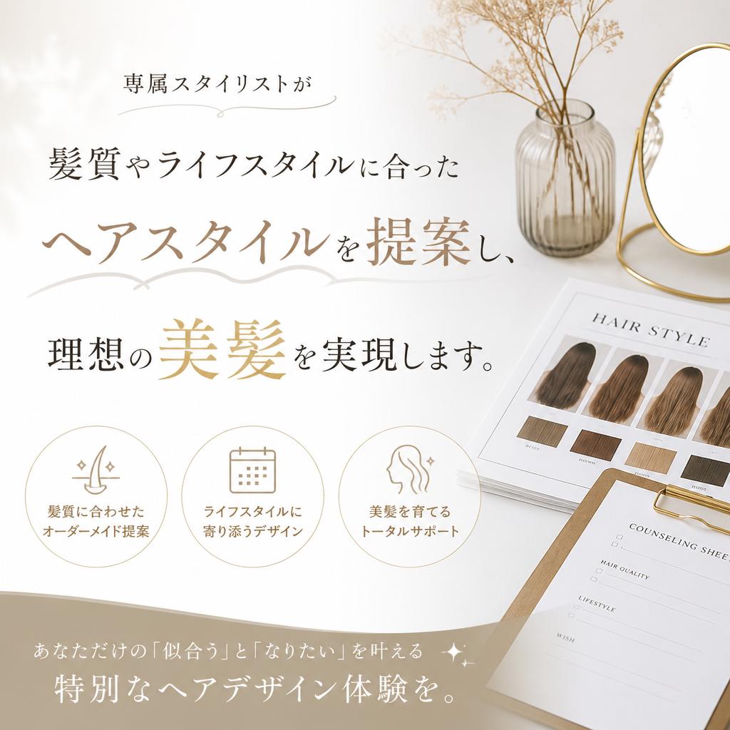 あなたに似合うヘアスタイル提案