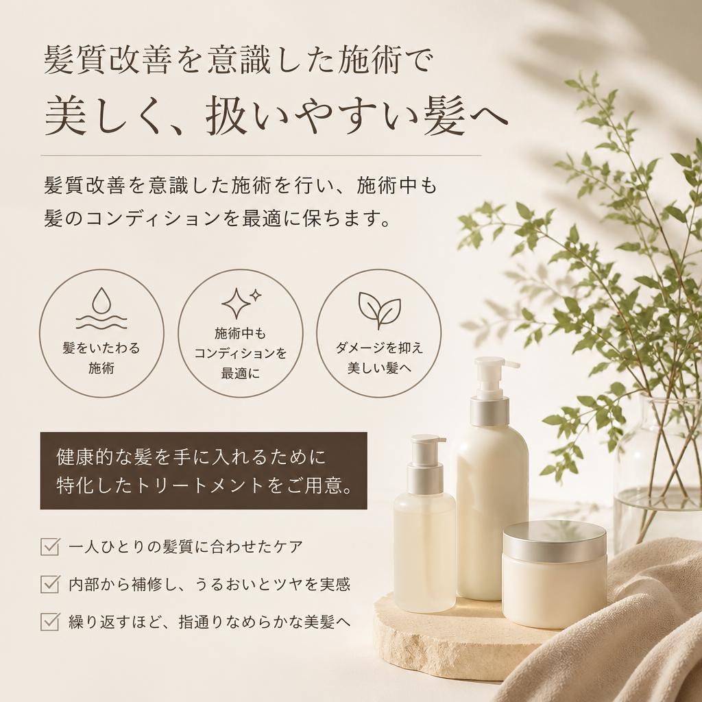髪のコンディショニング