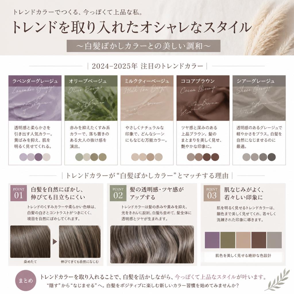 3. トレンドカラーを活用したスタイル提案