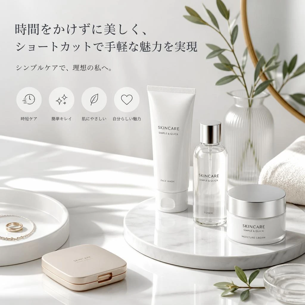 時間をかけずに美しく、ショートカットで手軽な魅力を実現