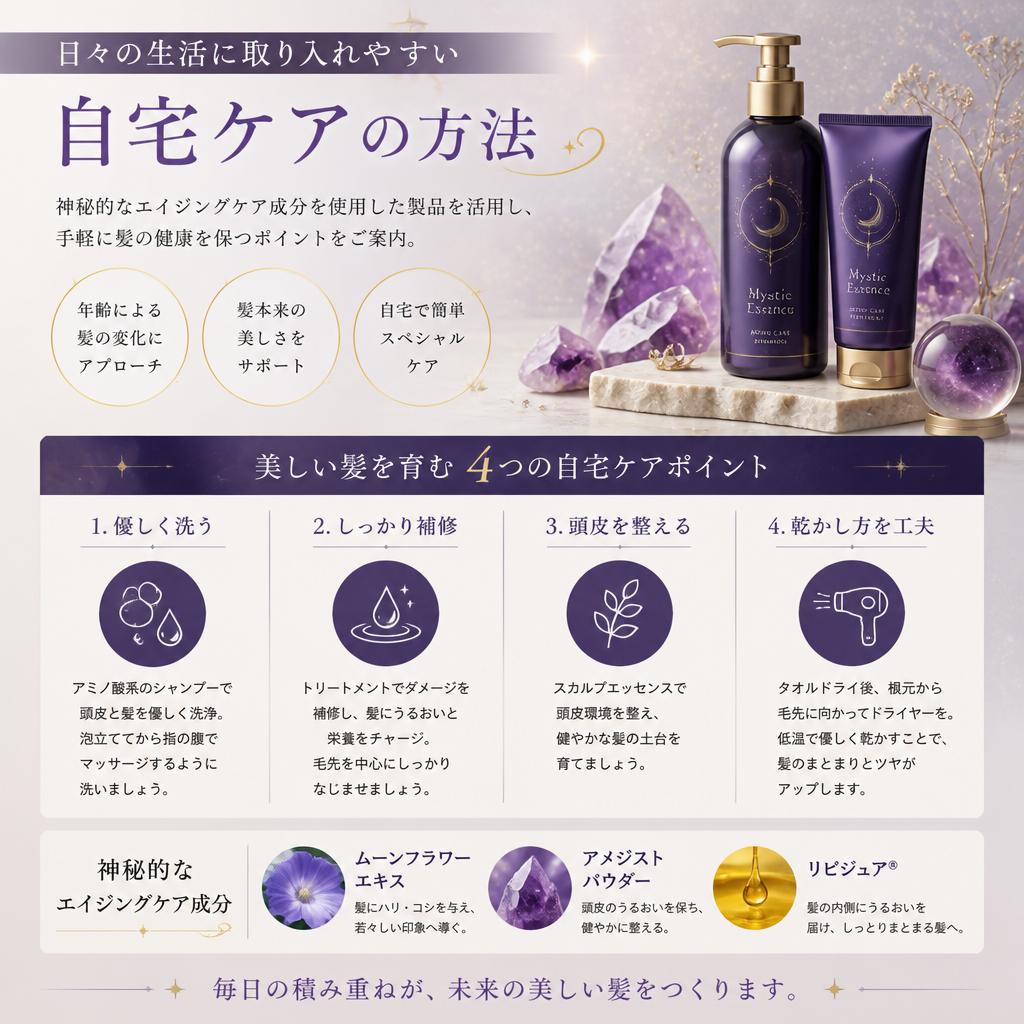 自宅でできる髪の健康ケア