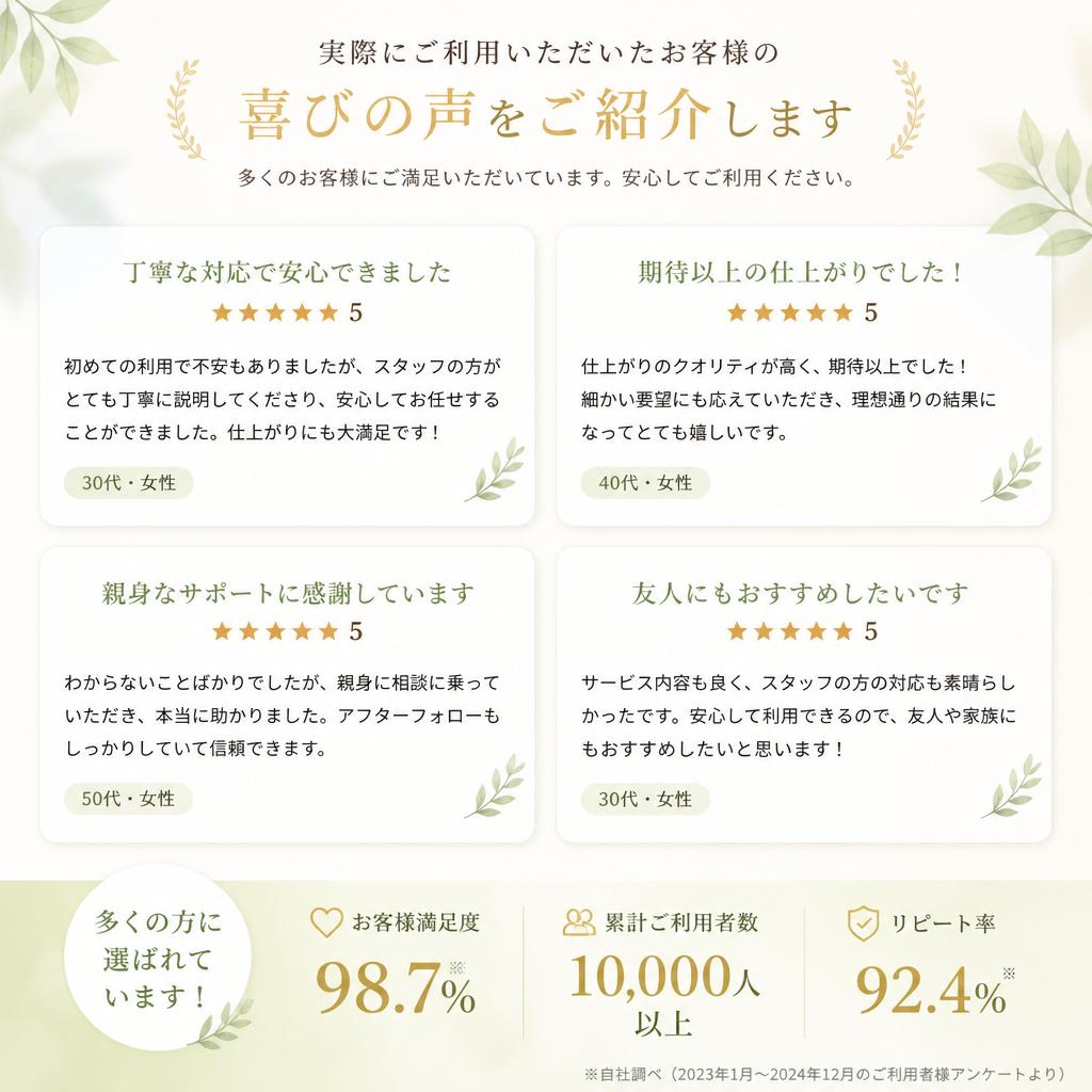 お客様の声