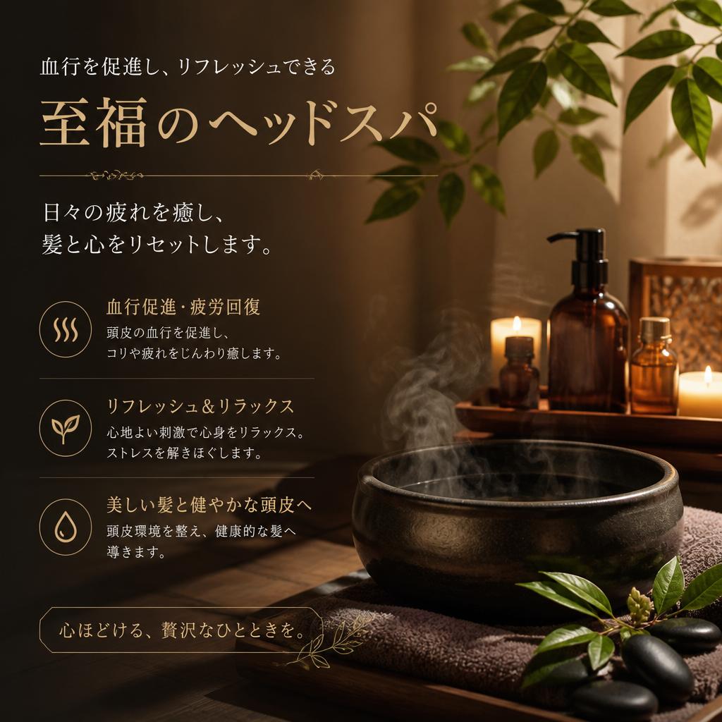 癒しのヘッドスパ体験