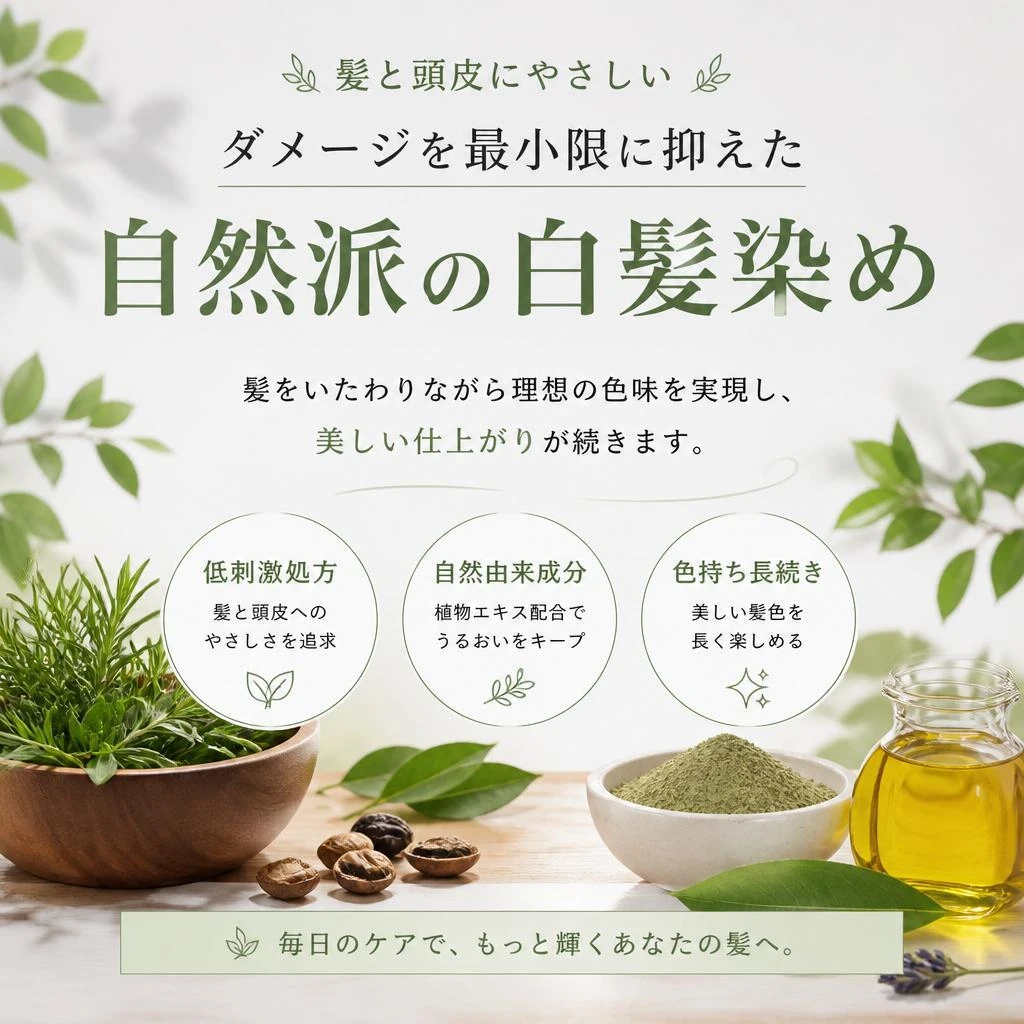 自然派白髪染めの提案