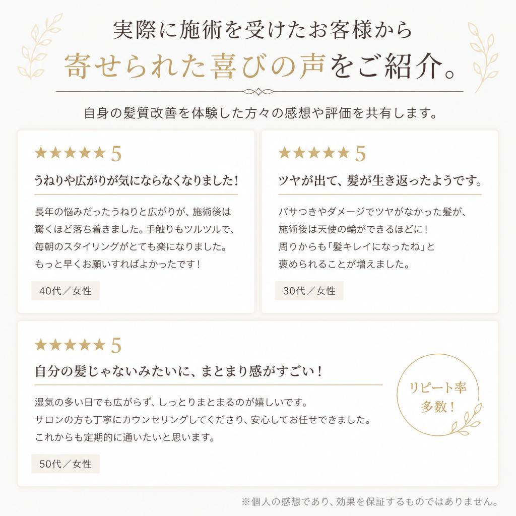 お客様の声