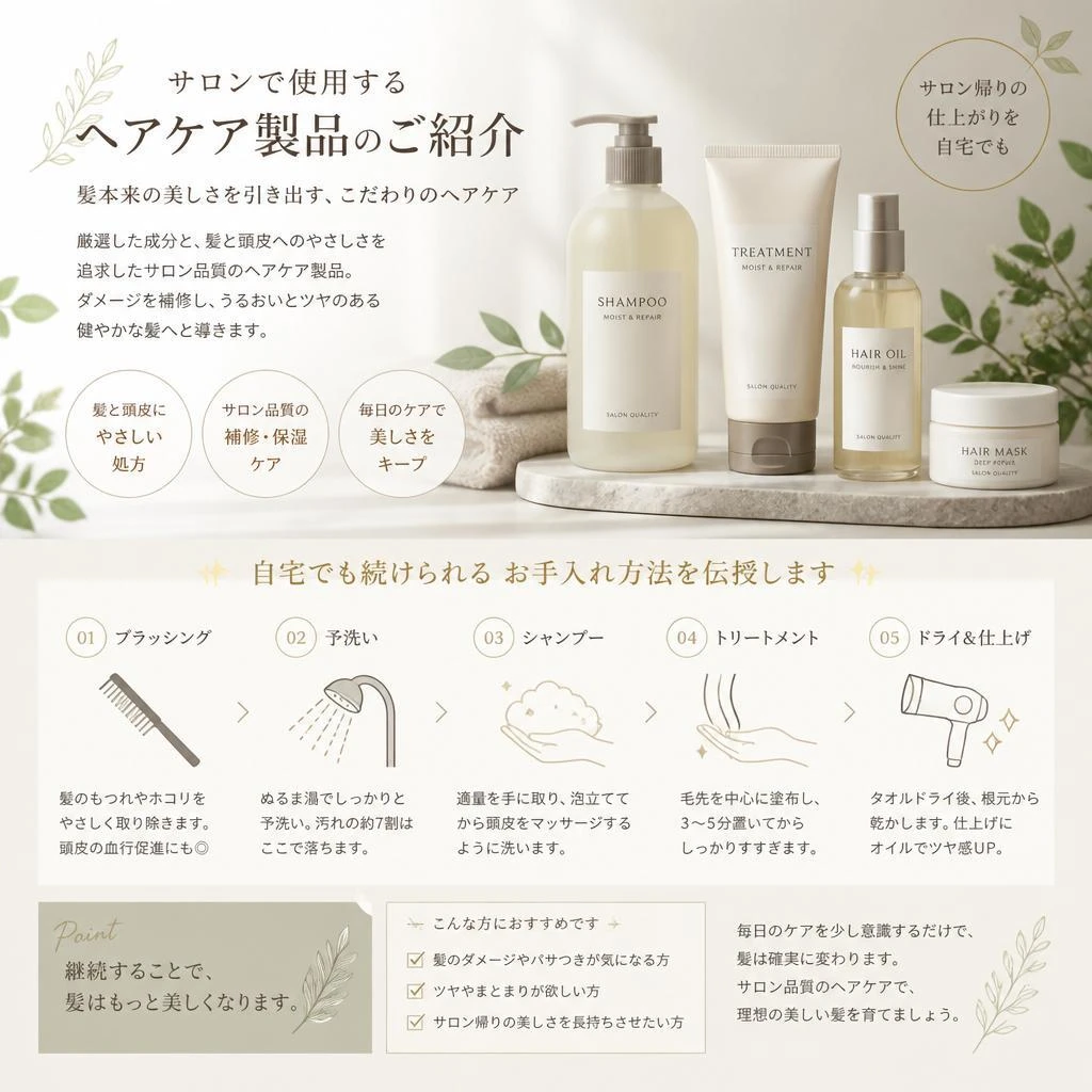 おすすめのヘアケア製品