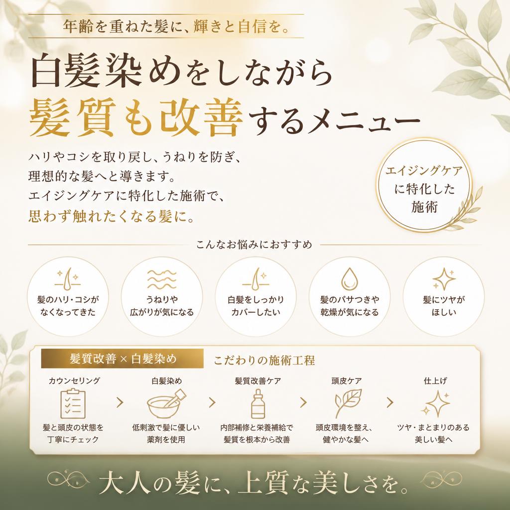 髪質改善で新たな美を発見
