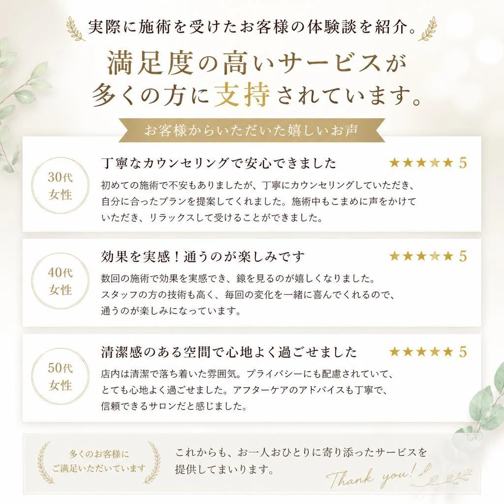 お客様の声